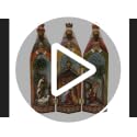 Nativity Scene 3 Wise Men Figurines Hand Painted Holiday Decor Variation 12325