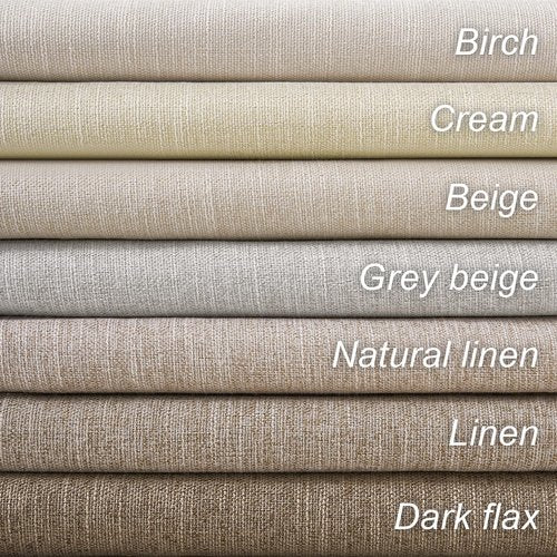 Topfinel Cream Linen Blackout Curtains 84 Inch Long for Bedroom Living Room, Ivory Pinch Pleat Back Tab Full Blackout Drapes Farmhouse Boho Curtains for Window, White Neutral Curtains 52" X 84" 7 FT