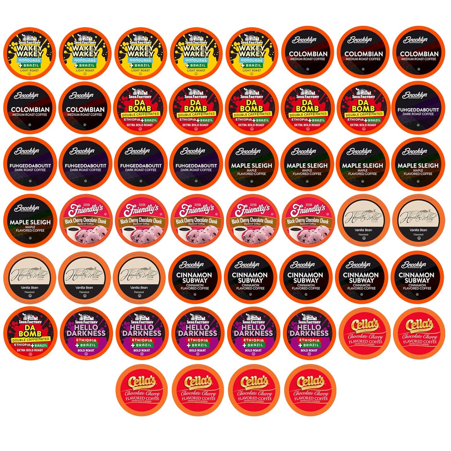 Two Rivers Coffee Lovers Coffee Pods Sampler - Compatible with K-Cup Brewers | 52 Count Variety Pack