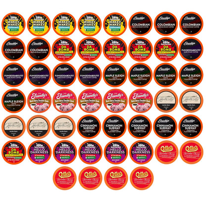 Two Rivers Coffee Lovers Coffee Pods Sampler - Compatible with K-Cup Brewers | 52 Count Variety Pack