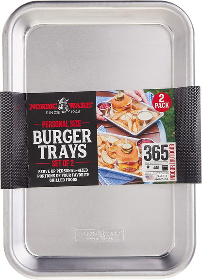 Nordic Ware Naturals Eighth Sheet Baking Pans - Durable Non-Stick 2-Pack Set
