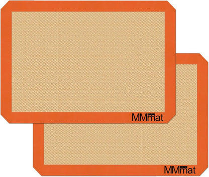Skiennix Silicone Baking Mat - Non-Stick & Reusable Half Sheet Set of 2 | Perfect for Baking & Oven Use