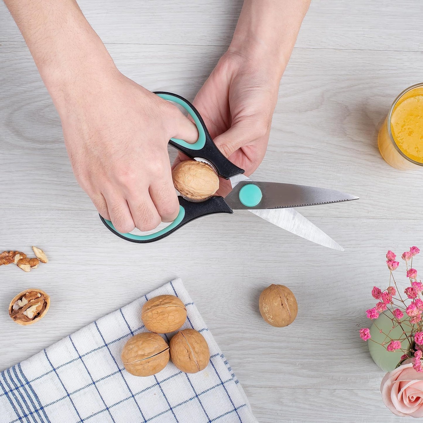 Mr. Pen Kitchen Shears - 8 Inch Dishwasher Safe Food Scissors for Meat & Utility Use