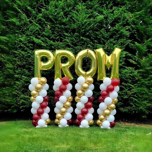Giant P Gold Alphabet Balloon - 40 Inch Self-Inflating Mylar Foil Letter for Birthday & Graduation Decor