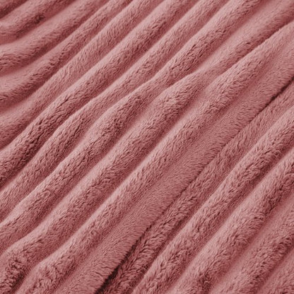 Bedsure GentleSoft Dusty Pink California King Size Blanket for Bed - Cozy Soft Blankets for Women, Cute Small Fleece Throws for Girls, Birthday Gifts for Women, 102x96 Inches