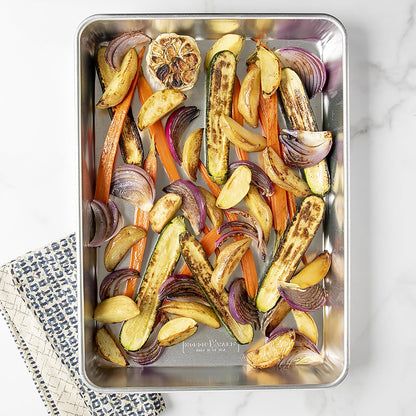 Nordic Ware High-Sided Naturals Aluminum Baking Pan - Durable & Versatile 1 Pack