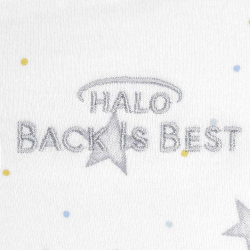 HALO Sleepsack Swaddle - 100% Cotton 3-Way Adjustable Wearable Blanket, TOG 1.5, Stardust, Newborn (0-3 Months)