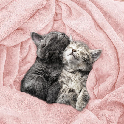 Utopia Bedding Fleece Blanket - Luxury Soft Pink Microfiber | Full Size 90x84 Inch, 300GSM Anti-Static