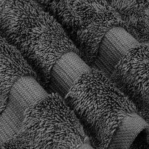 Chakir Turkish Linens | Hotel & Spa Quality 100% Cotton Premium Turkish Towels | Soft & Absorbent (8-Piece Towel Sets, Dark Gray)