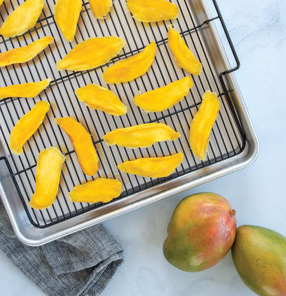 Nordic Ware Extra Large Baking Tray - Crisping Rack for Perfectly Baked Goods | Silver Finish