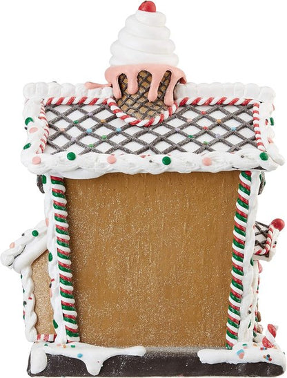 Kurt S. Adler 14-Inch Light-Up Gingerbread House | Battery-Operated Holiday Decor