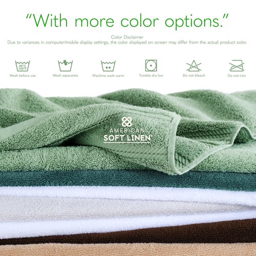 American Soft Linen 35x70 Jumbo Large Bath Towel, 600 GSM 100% Cotton Turkish Bath Sheet, Oversized Luxury Bath Towel for Bathroom Beach and Pool, Black
