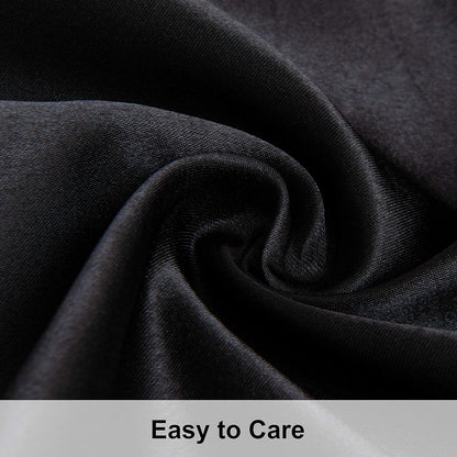 NTBAY Satin King Pillowcases - Luxurious Silky Pillow Cases for Hair & Skin | 20x40 Inches, Black - 2 Pack