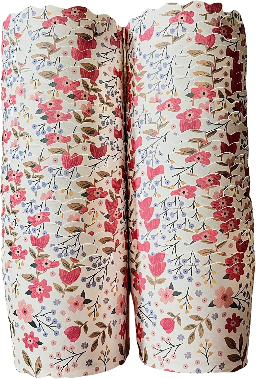 Regine Switzerland Paper Baking Cups - Greaseproof Disposable Cupcake Liners | Large Floral (50-Pack)