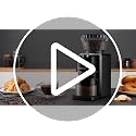 KIDISLE Conical Burr Coffee Grinder - 35 Settings, Anti-Static, Black