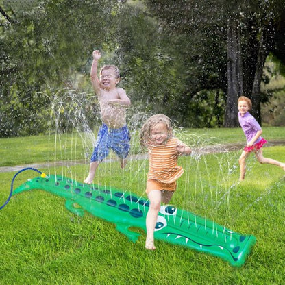 Crocodile Sprinkler - Extra Large 96" Water Toy for Kids | Durable Inflatable Outdoor Fun