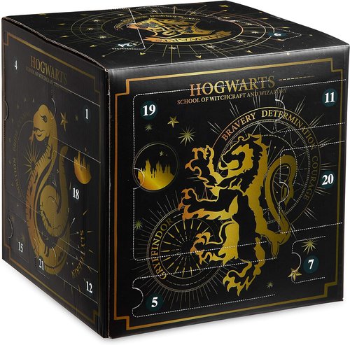 Harry Potter Advent Calendar 2025 - Magical 24-Day Countdown with Keychains & Accessories | Black Cube
