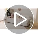 Christmas Plush Sofa Cover for Pet, Single Seater 28x28 Inches - Dark Red