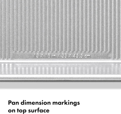OXO Good Grips Half Sheet Pan - Non-Stick Pro Clear Coated Metal Baking Sheet for Easy Cleanup