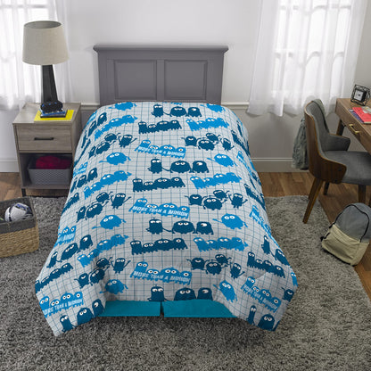 Minions: The Rise Of Gru, Kids Bedding Soft Microfiber Comforter, Twin, By Franco