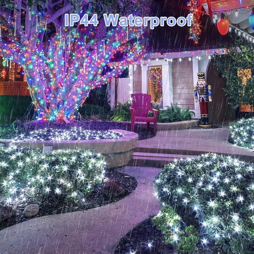 JMEXSUSS 360 LED Net Christmas Lights - Waterproof Connectable 12ft x 5ft with Remote | 8 Modes for Outdoor Decorations