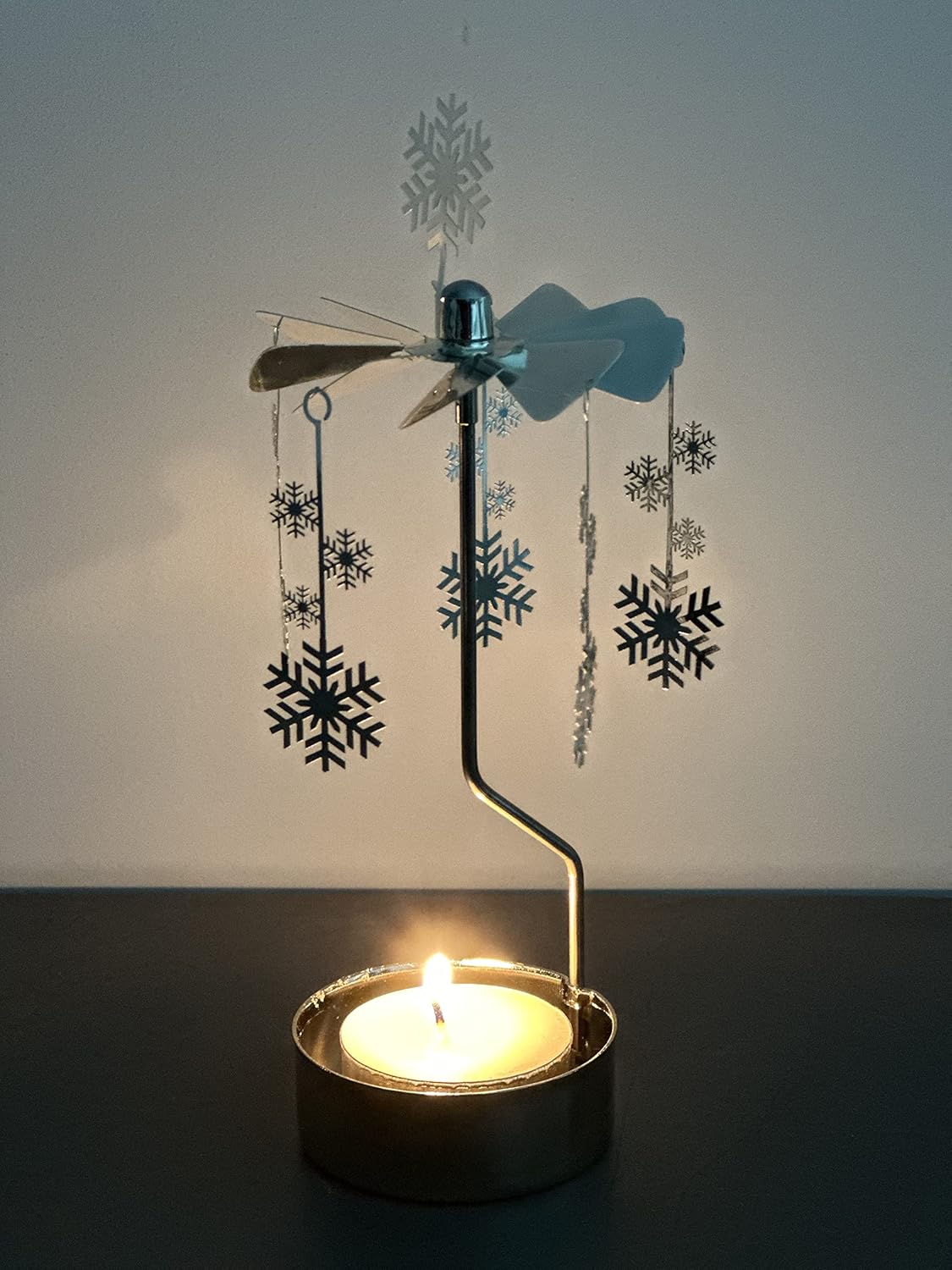 Skiennix Rotary Candle Holder - Elegant Spinning Design | Perfect Small Gift for Any Occasion