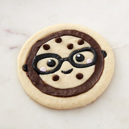 Cookie Stamp Set - Rosanna Pansino Nerdy Nummies 3.25" Round Cookie Stamp