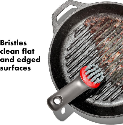 OXO Heavy Duty Outdoor Brush - Durable Design with Protective Cover | Perfect for Cleaning