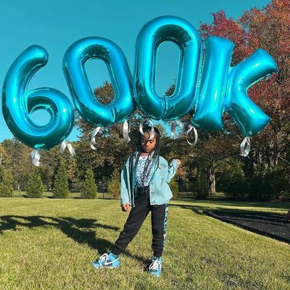 Blue 40-Inch Number Balloon | 0 Balloon for Birthday Celebrations - Perfect Party Decoration