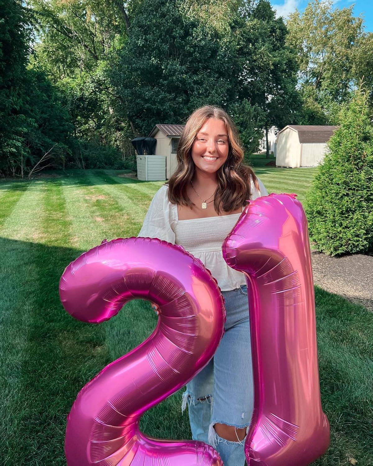 Regine Switzerland 40-Inch Pink Number 1 Balloon - Perfect First Birthday Decoration for Girls