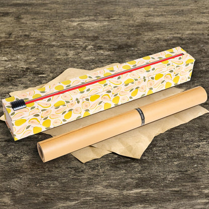 ChicWrap Parchment Paper Dispenser - Unbleached 15"x 33' Roll for Baking & Cooking | Reusable with Slide Cutter