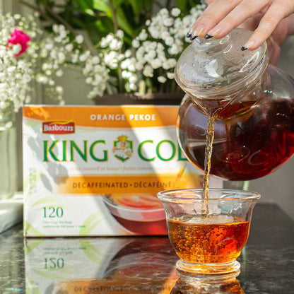 King Cole Tea Decaffeinated Orange Pekoe Tea, 120 Count (Imported from Canada)