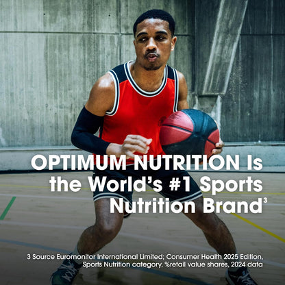 Optimum Nutrition Gold Standard Whey Protein Powder - Vanilla Ice Cream Flavor | 2 Pound Size