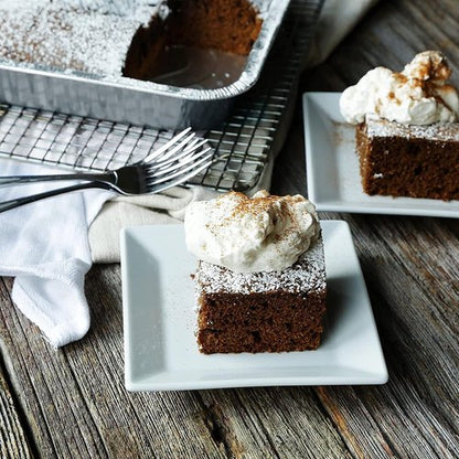Fig & Leaf Disposable Aluminum Foil Cake Pans - 7” x 7” | 20 Pack | Ideal for Baking & Roasting