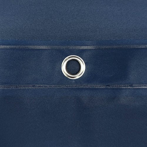 Barossa Design Navy Shower Curtain Liner - Premium PEVA Shower Liner for Bathroom, BPA & PVC Free, No Chemical Smell, Lightweight Standard Size Bath Curtain with 3 Magnets, Metal Grommets - Navy Blue