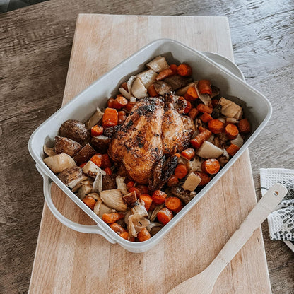Mora 9x13in Deep Porcelain Baking Dish - Oven Safe & Freezer Friendly for Versatile Cooking