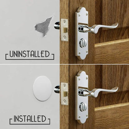Door Stoppers | Skiennix Large 3.15" Silicone Wall Protectors - Quiet & Shock Absorbent - 4 PCS - White