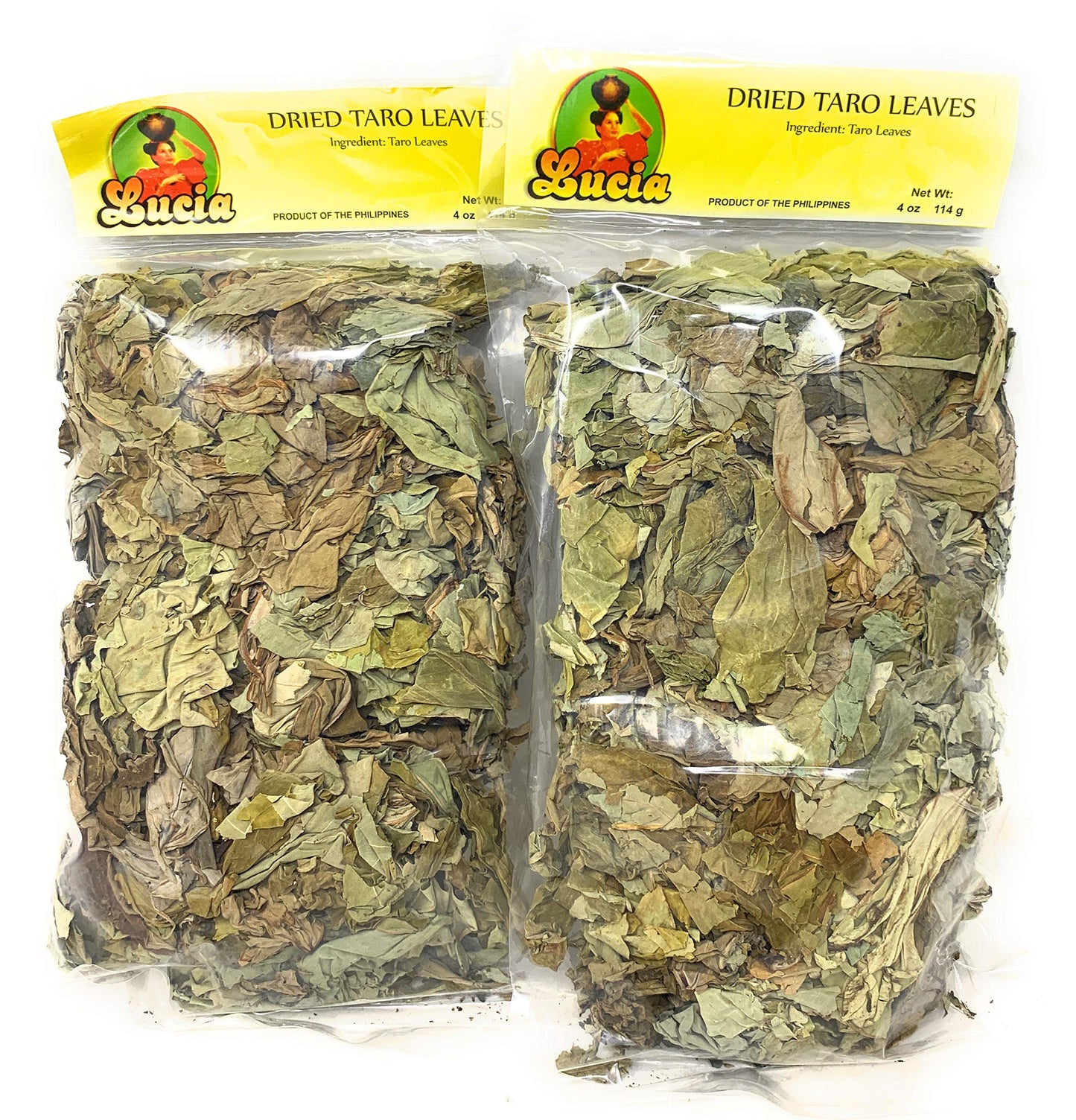 Lucia Dried Taro Leaves (2 Pack)