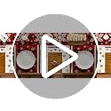 Buffalo Plaid Snowflake Christmas Placemats Set of 4 - 12x18 Inch Red Rectangular Holiday Table Decor