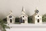 Mud Pie Christmas Church Sitter - Large Decorative Holiday Accent for Festive Home Decor