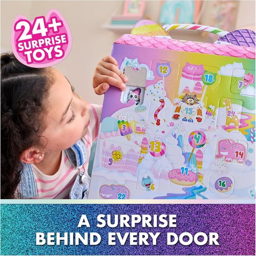 Gabby's Dollhouse Advent Calendar 2025 - 24 Cute Winter Surprises with Gabby Figure & Cat Friends for Kids 3+