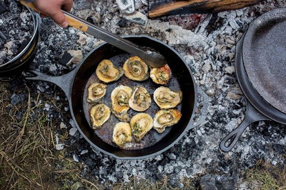 Lodge Seasoned Cast Iron Skillet - PFAS-Free Non-Toxic Cookware - 13.25 Inches, Naturally Non-Stick & Oven Safe