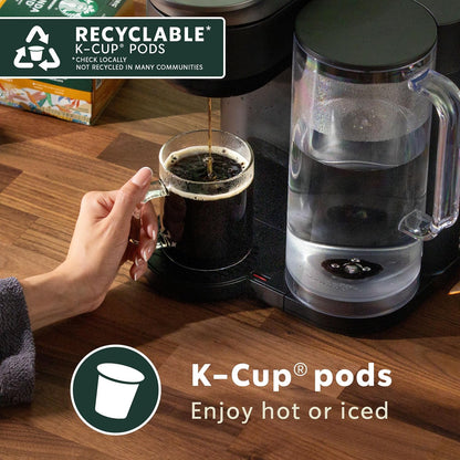 Starbucks K-Cup Coffee Pods - Blonde Roast Veranda Blend for Hot or Iced Coffee | 22 Pods