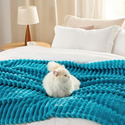 Bedsure GentleSoft Twin Blanket - Cozy Teal Throw for Women | Soft & Stylish 66x90 Inches