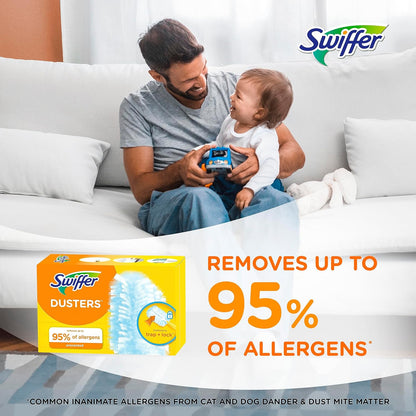 Swiffer Dusters Starter Kit - Includes 1 Handle & 5 High-Quality Dusters for Easy Cleaning