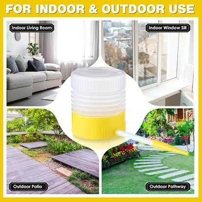 Qualirey Diatomaceous Earth Powder Duster - 6 Inch Extension Nozzle for Effective Pest Control