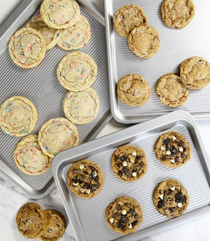 USA Pan Bakeware Nonstick Cookie Sheet - Small Size for Perfect Baking Results
