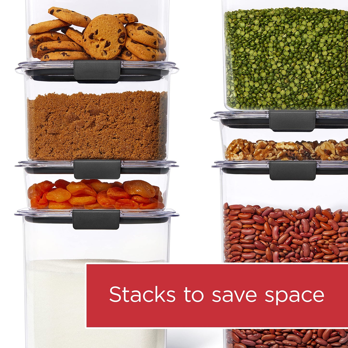 Rubbermaid Brilliance Pantry Food Storage Container Set