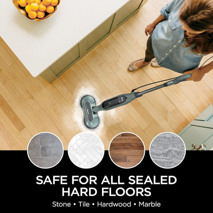 Shark Steam & Scrub Washable Pads - Powerful Cleaning for All Sealed Hard Floors | Grey, Compatible with S8001, S8201, S7201 & S7001