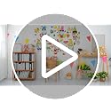 Christmas Nativity Scene Wall Decals - Jesus Variation, 6 Sheets, Black